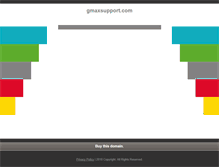 Tablet Screenshot of gmaxsupport.com